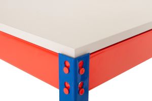 Half Undershelf Rivet Workbenches - MFC Worktop