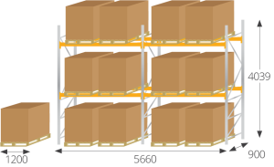 Pallet Racking Kit B - (UK Pallet)