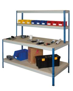 Full Undershelf Rivet Workstations