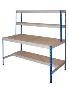 Half Undershelf Rivet Workstations