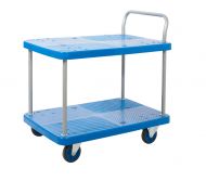 ProPlaz Blue 2 Shelf Trolley