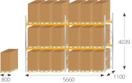 Pallet Racking Kit E - (Euro Pallet)